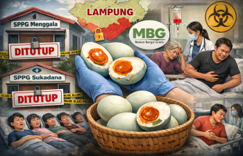 Delapan Korban Keracunan MBG, Operasional Dua SPPG di Lampung Dihentikan Sementara